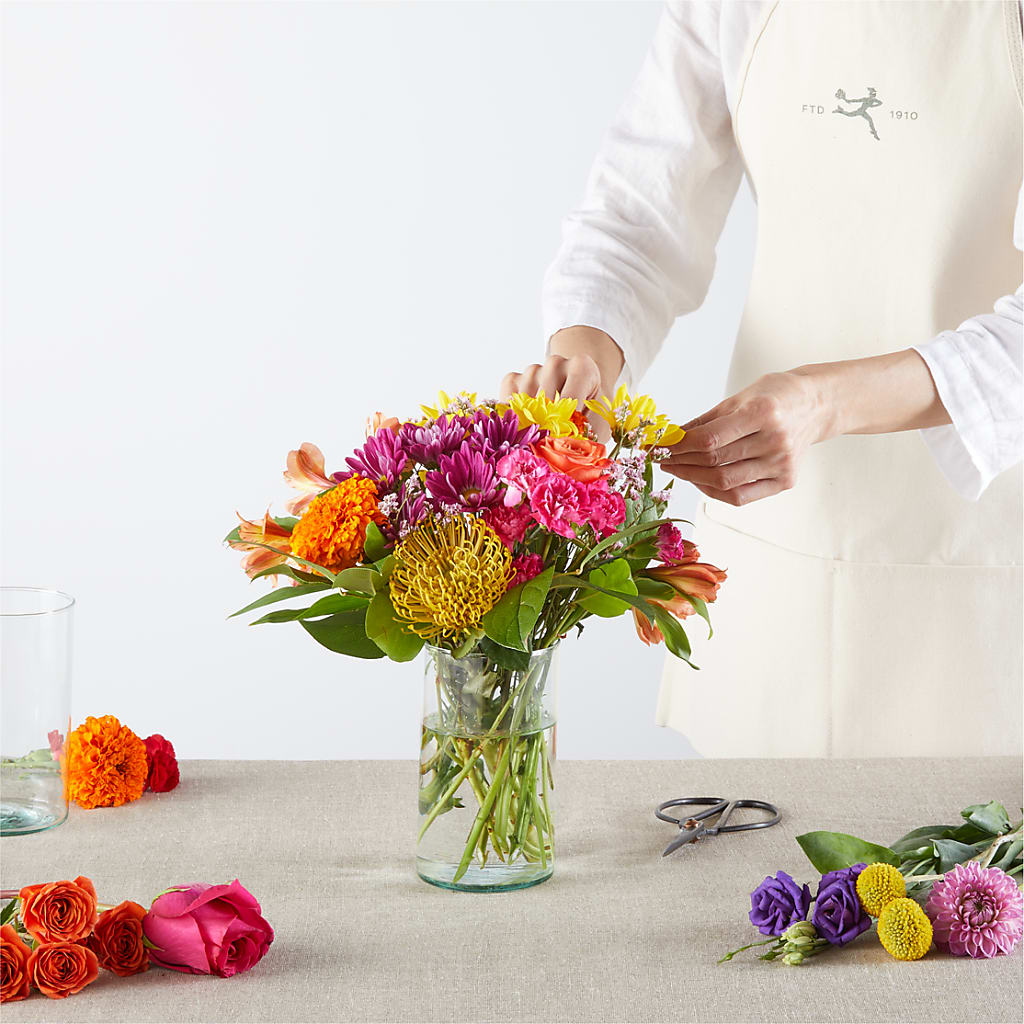 Feast of Color – A Florist Original –  Cornerstone Florals, Katy TX