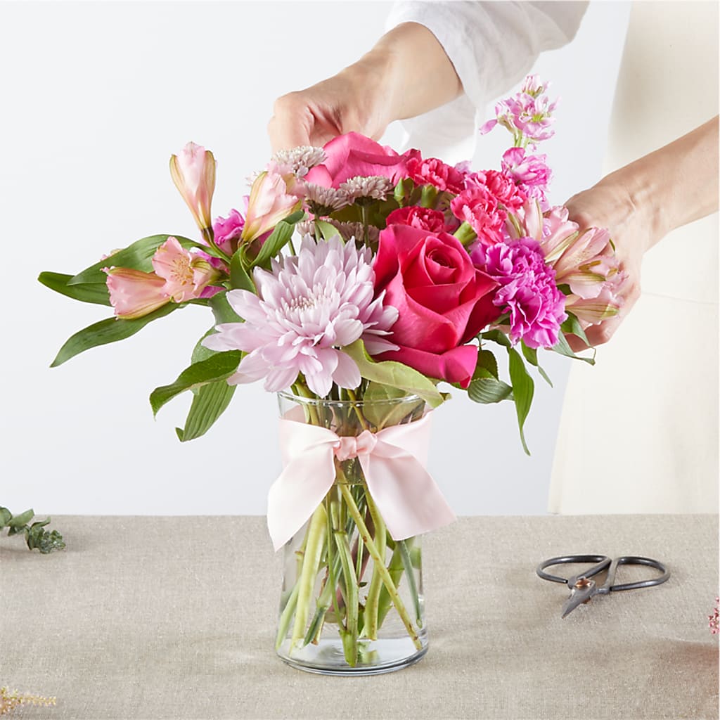 Pink Ribbon - A Florist Original –  Cornerstone Florals, Katy TX