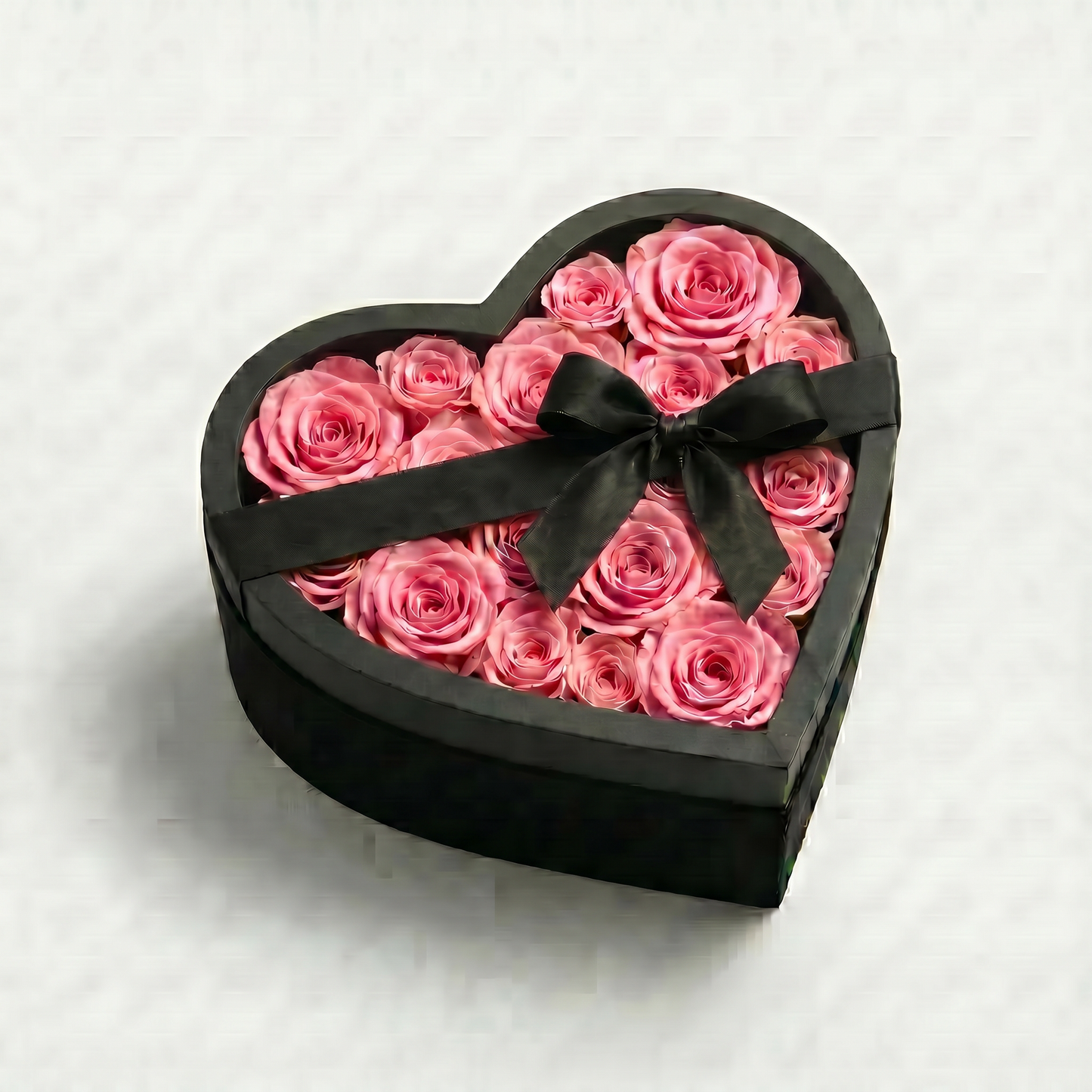Heart Shaped Preserved Rose Box