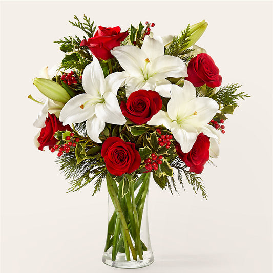 Sparkling Snowflakes Bouquet –  Cornerstone Florals, Katy TX
