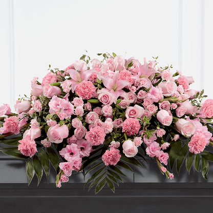 Garden of Comfort Casket Spray (Standard) –  Cornerstone Florals, Katy TX