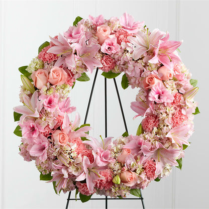 Loving Remembrance Wreath –  Cornerstone Florals, Katy TX