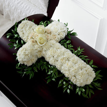 Peaceful Memories Casket Spray (Standard) –  Cornerstone Florals, Katy TX