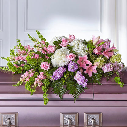 Life's Gratitude Casket Spray –  Cornerstone Florals, Katy TX