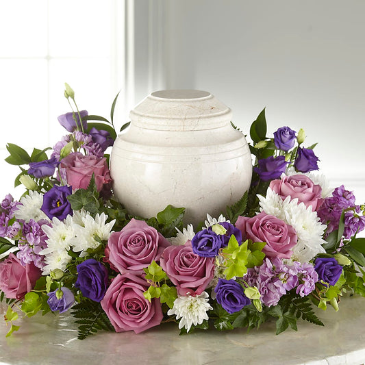 Blooming Sympathy Cremation Adornment –  Cornerstone Florals, Katy TX