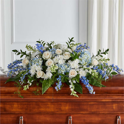 Timeless Essence Casket Spray –  Cornerstone Florals, Katy TX