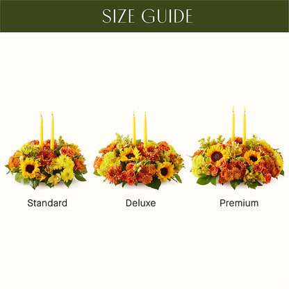 Autumn Harmony Centerpiece –  Cornerstone Florals, Katy TX