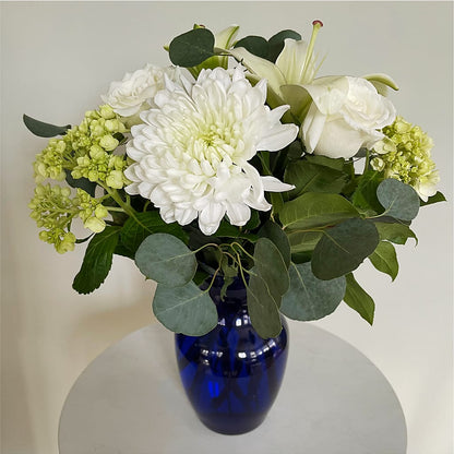 Snowy Dreams Bouquet –  Cornerstone Florals, Katy TX