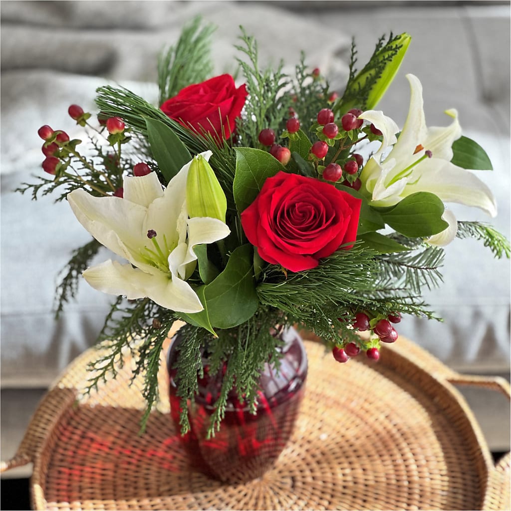 Evergreen Delight Bouquet –  Cornerstone Florals, Katy TX