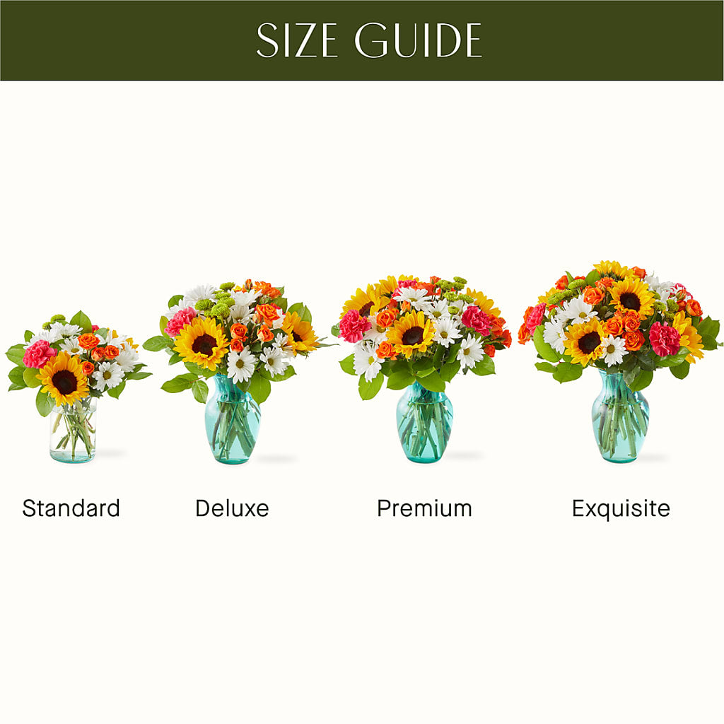 Sun-drenched Blooms Bouquet –  Cornerstone Florals, Katy TX