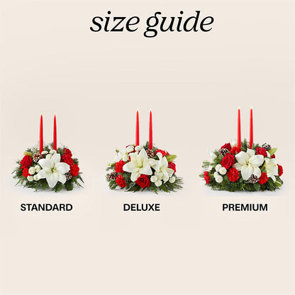 Seasonal Festivities Centerpiece –  Cornerstone Florals, Katy TX
