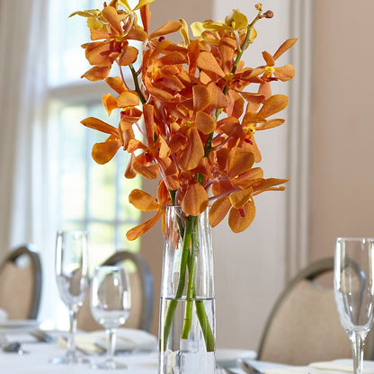 Orange Mokara Bud Vase –  Cornerstone Florals, Katy TX