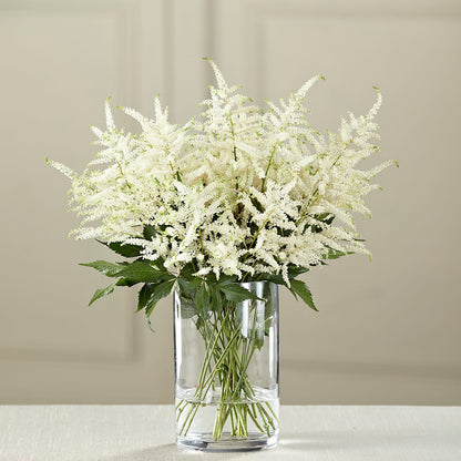 White Astilbe Bouquet –  Cornerstone Florals, Katy TX